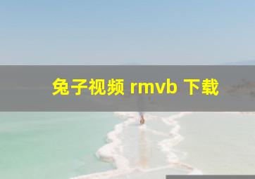 兔子视频 rmvb 下载